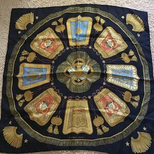 Hermes Silk Scarf